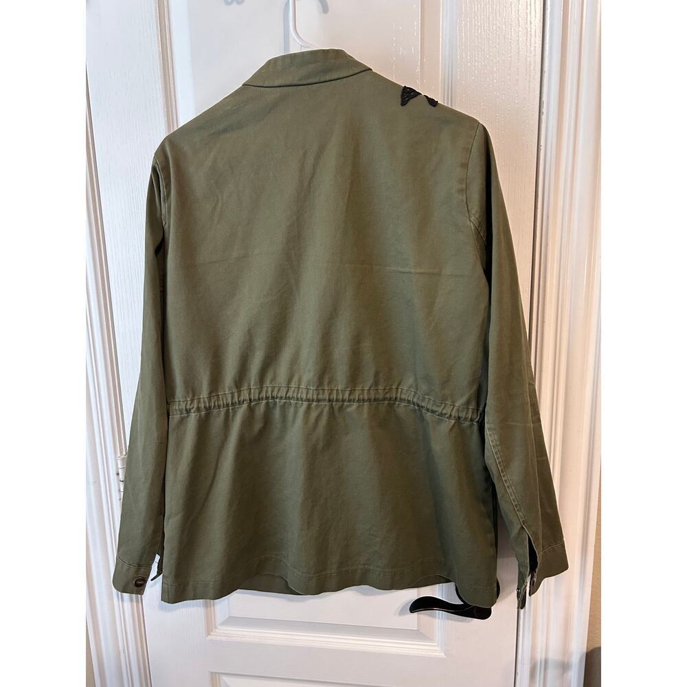Vero Moda Olive Y2K Embroidered Jacket - Picture 5 of 6